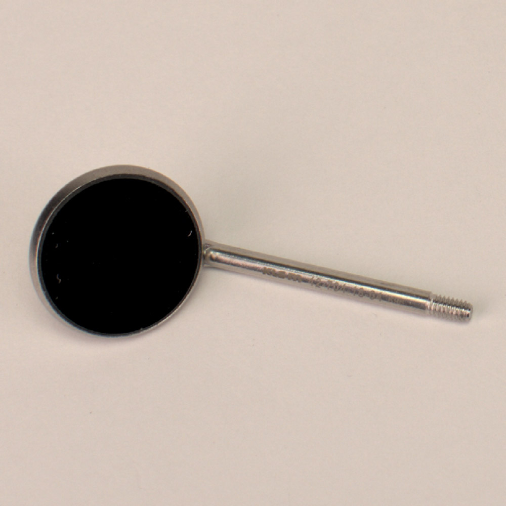 Mondspiegel Rhodium Gr.2 vlak 18 mm, stuk