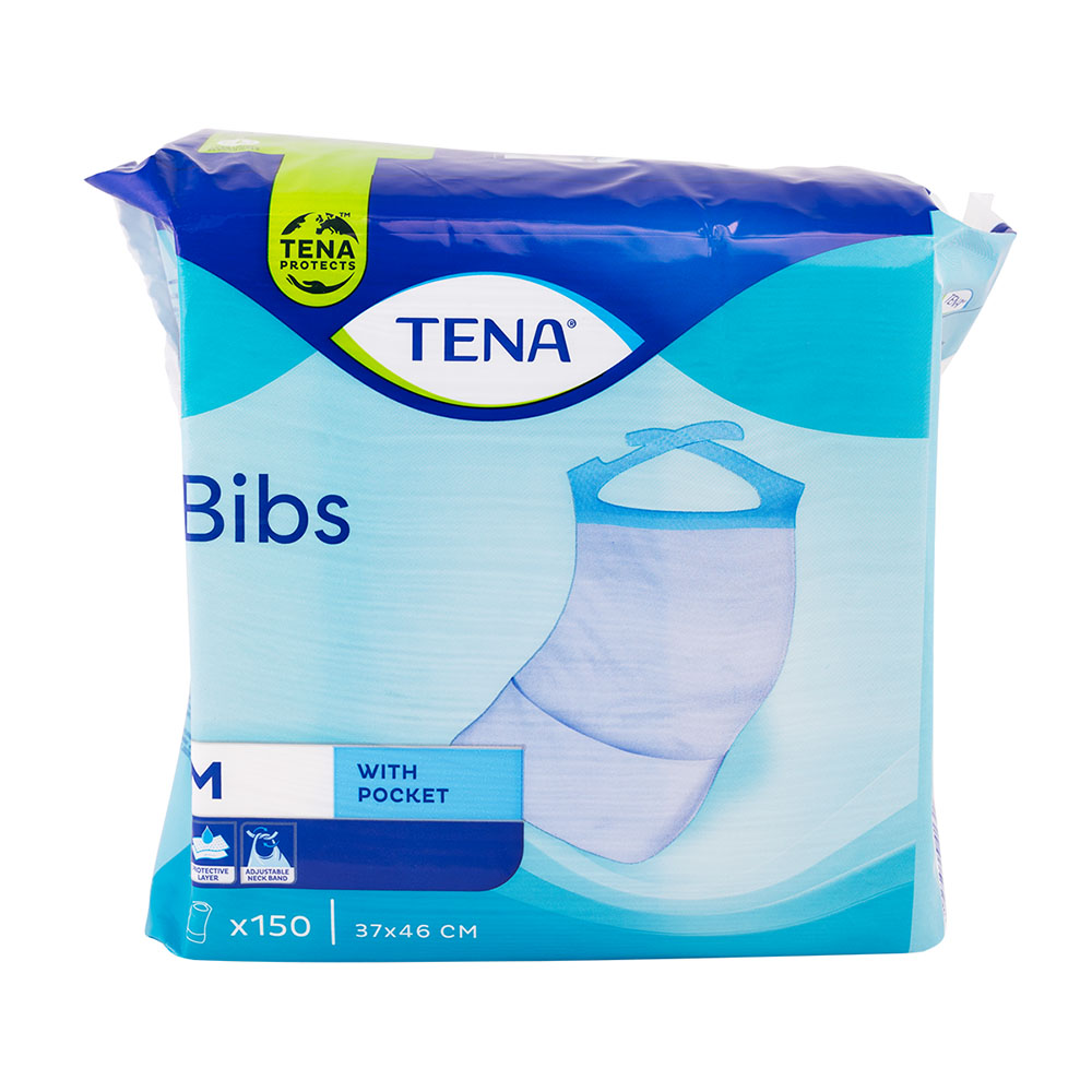 Tena Bib beschermdoekjes 37x46 cm S/M 150 stuks