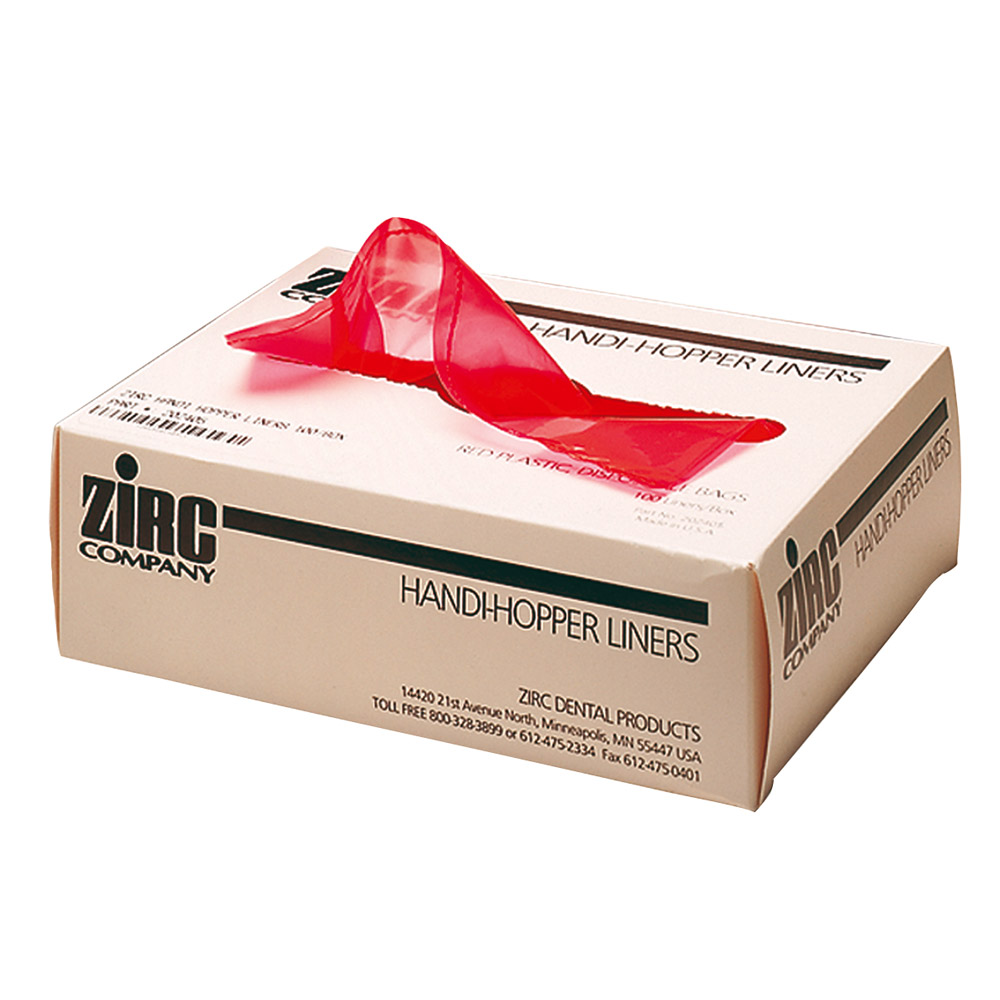 Handi Hopper afvalzakken rood, 100 stuks