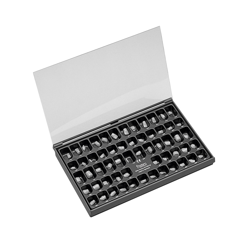 Strip-kronen kleur voortand, assortiment