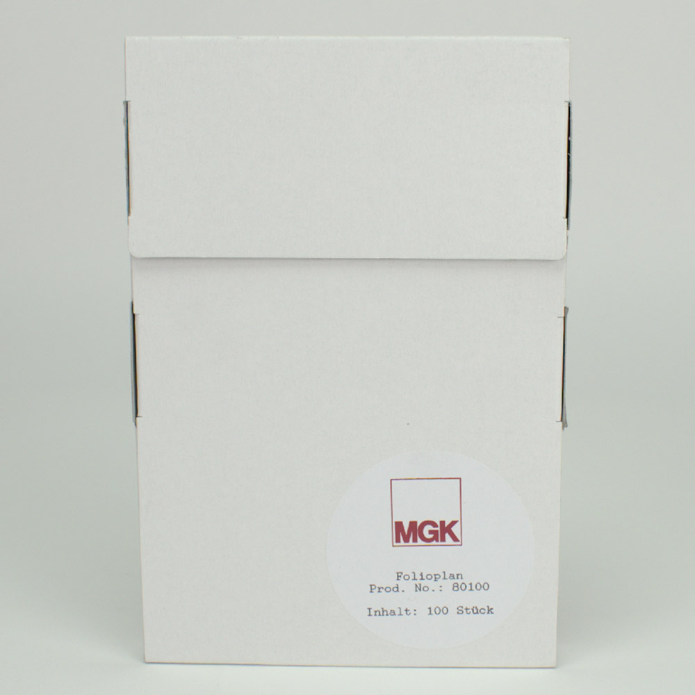 Folioplan helder 13,7 x 20,4 cm, 100 stuks