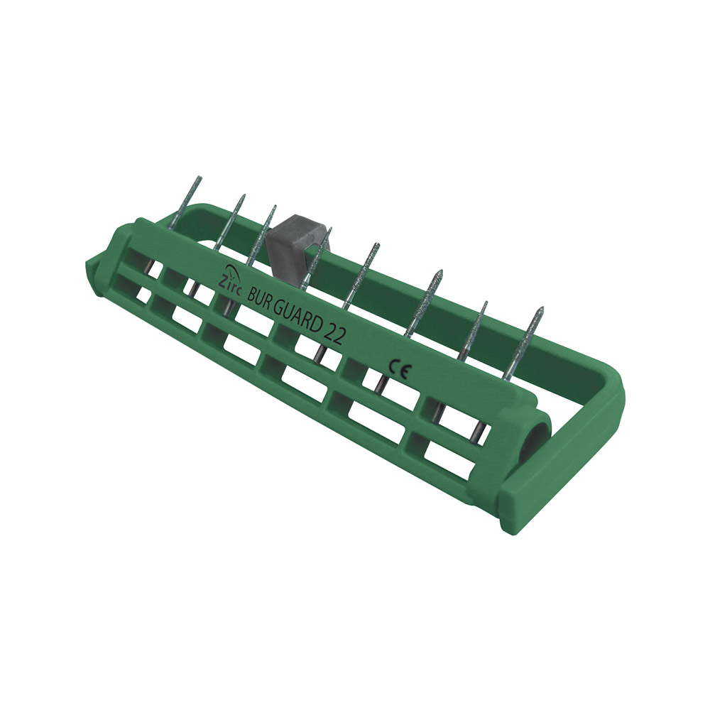 Klap-borenstandaard 22instr. groen st