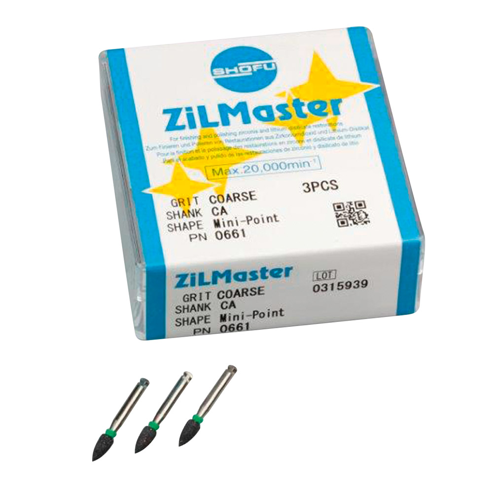 ZiLMaster Wst Mini Point grof, 3 stuks
