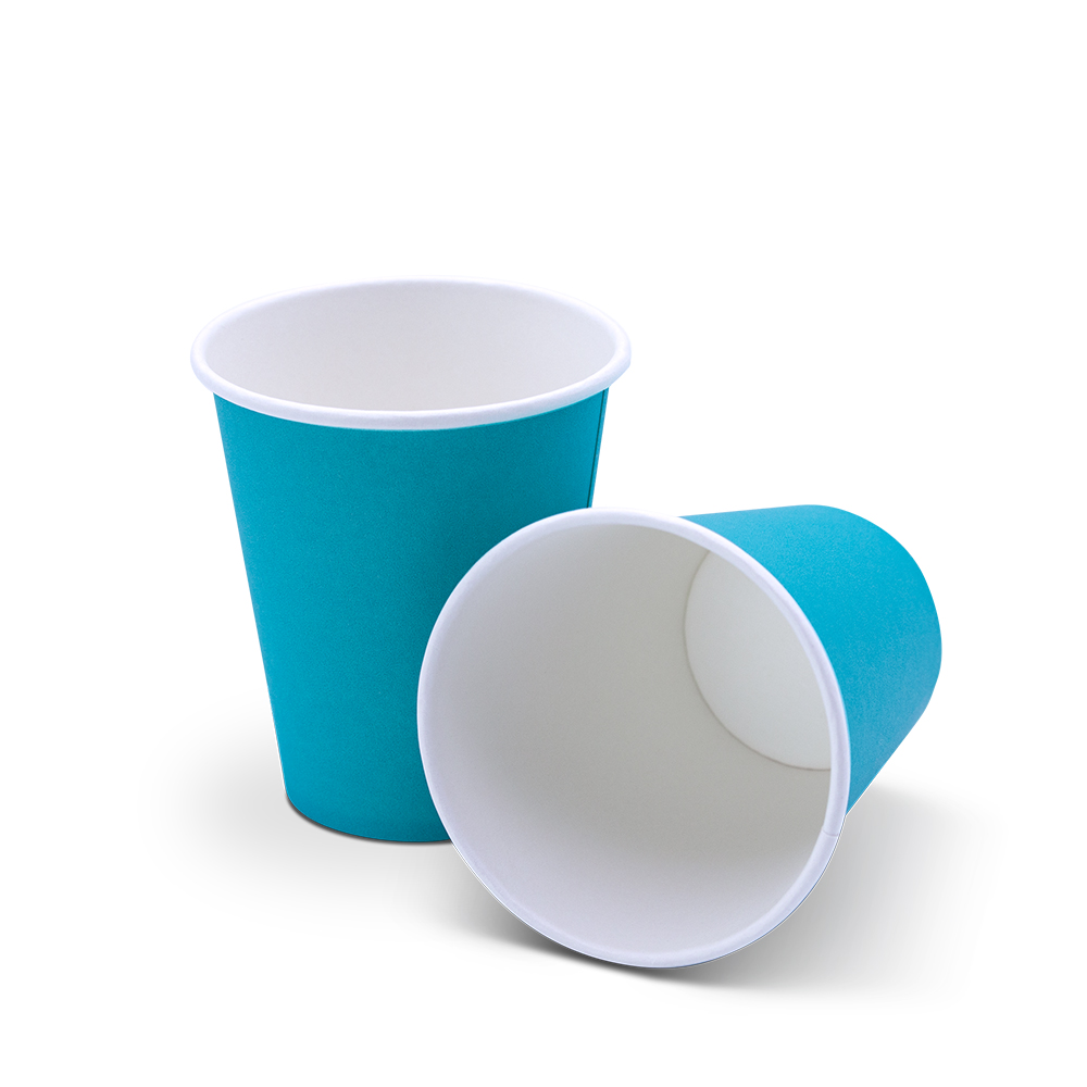 Mondspoelbekers van papier 180 ml blauw, 3000 stuks