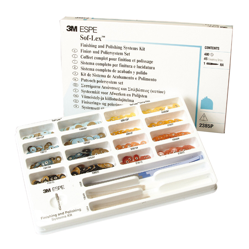 Soflex finishing polishing set 2385p