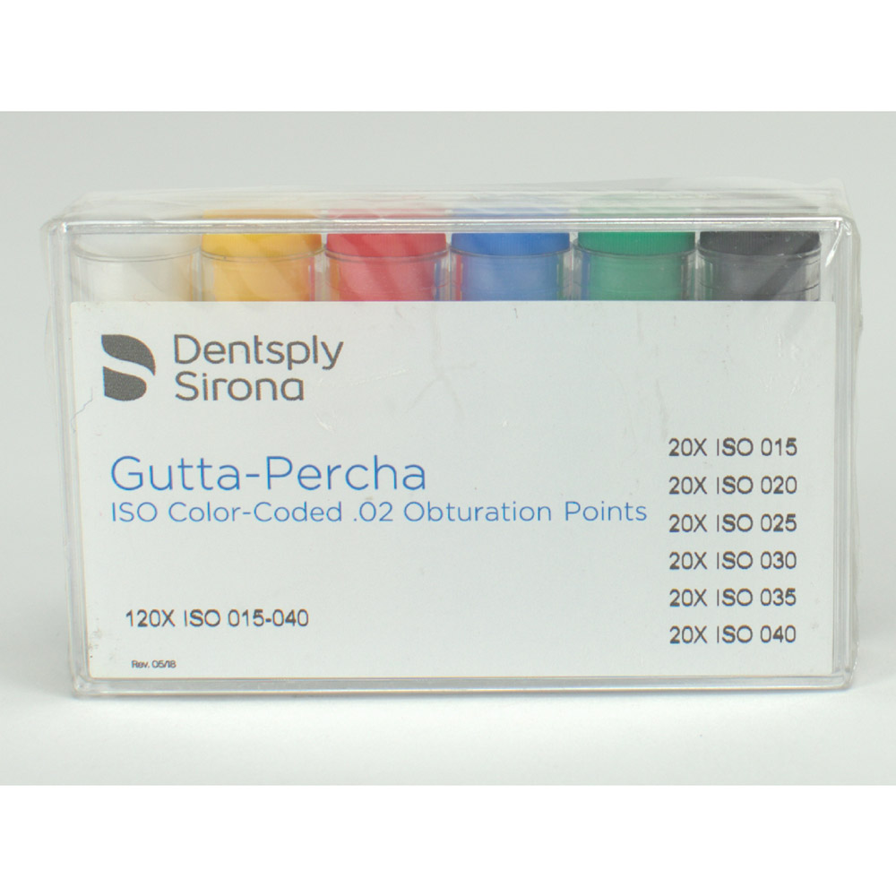 Guttaperchaspitsen 22G.02 015-40, 120 stuks