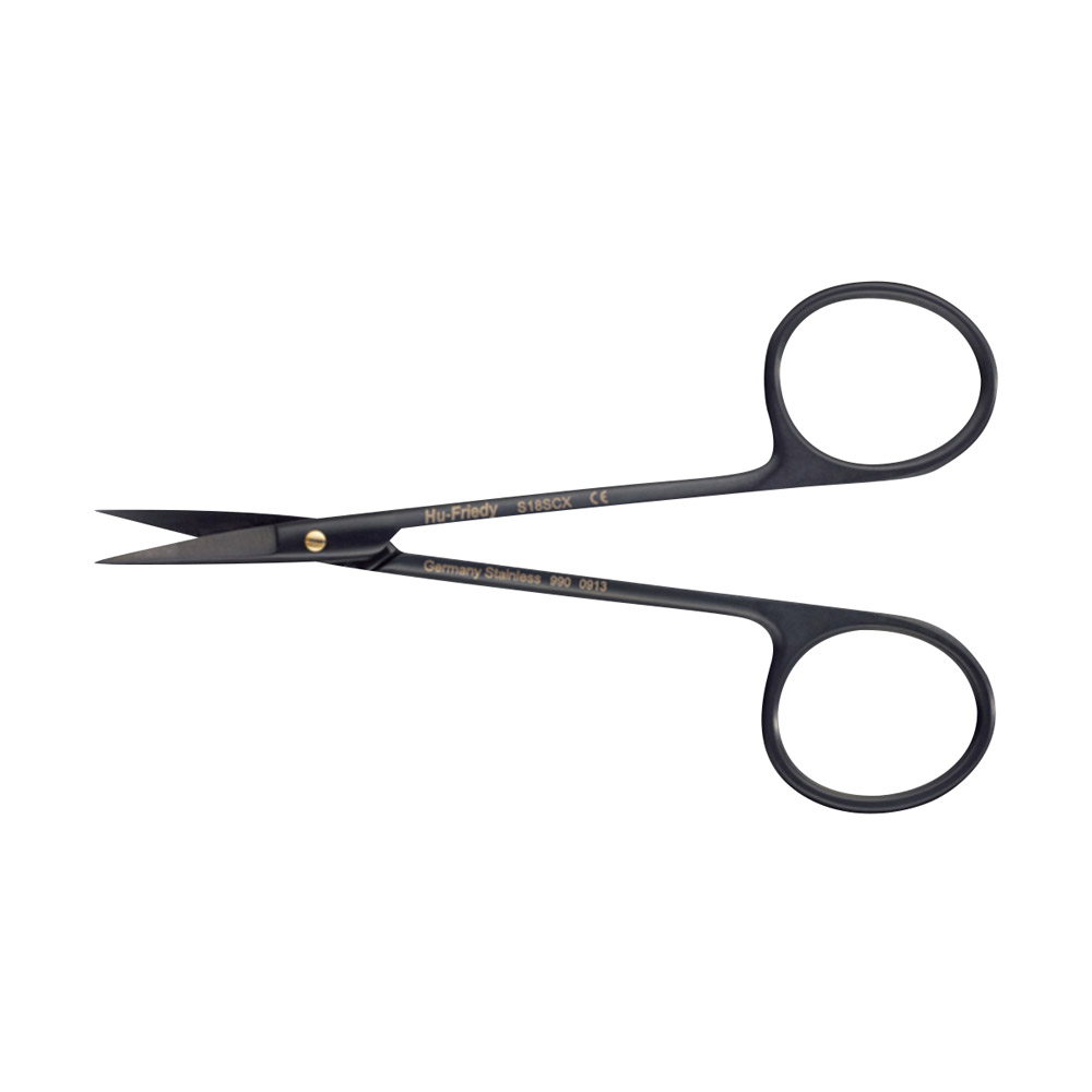 Iris-schaar Black Line Super Cut gebogen smal, stuk