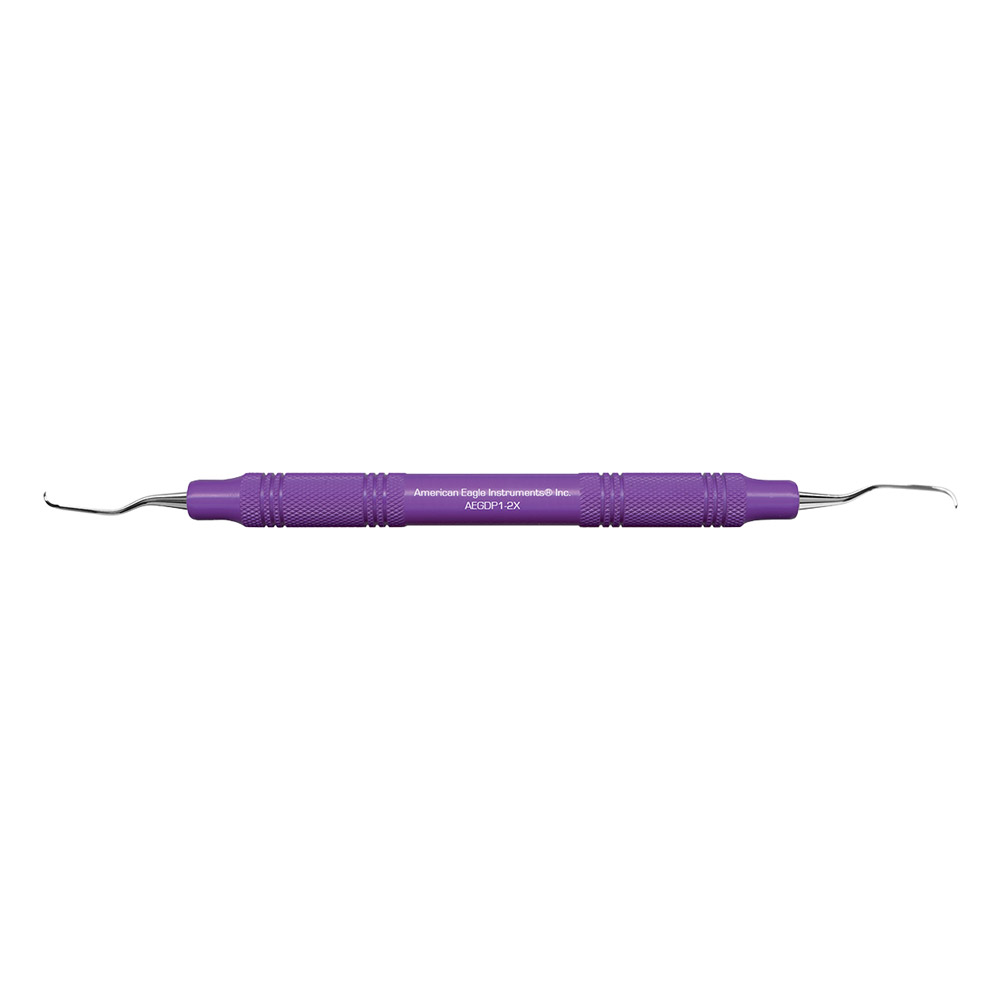 Kürette Gracey +3 Diepe Pocket 1-2 Kunststofhandgreep, stuk