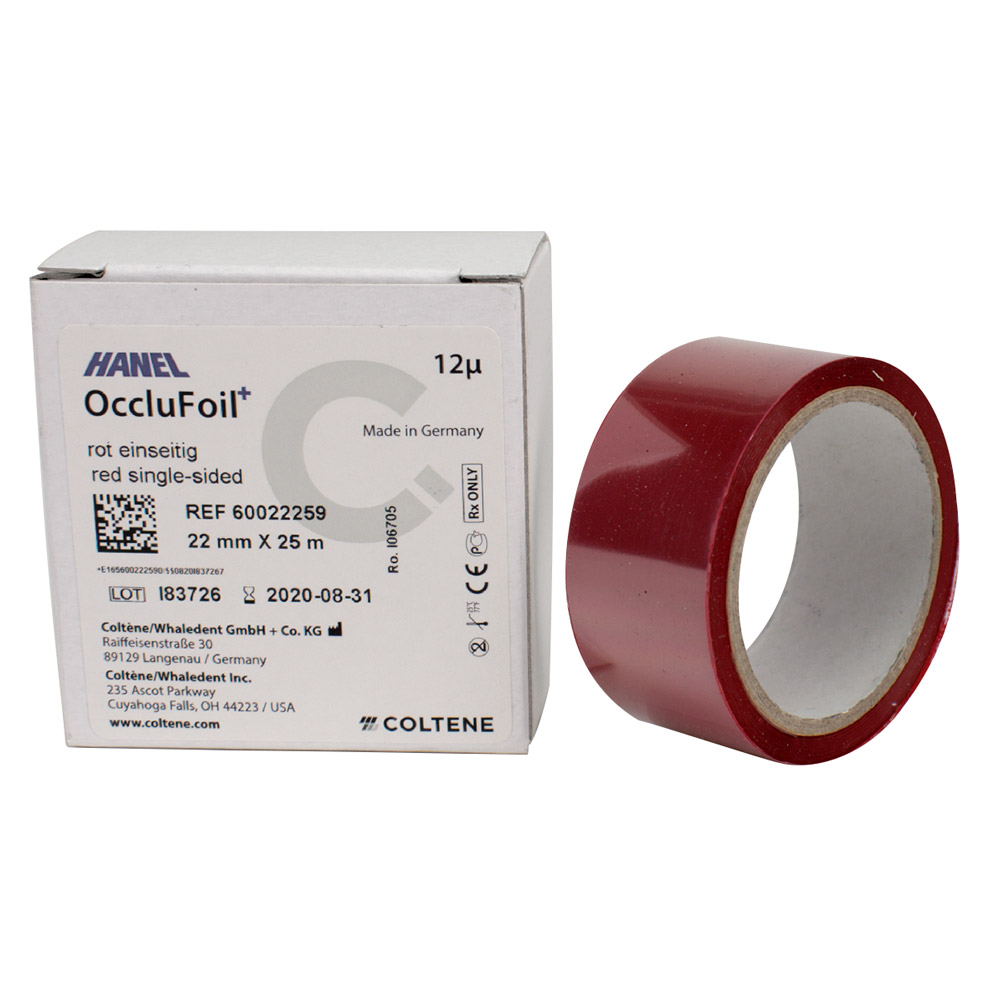 Hanel Folie 12 µ PET eenzijdig 22 mm rood, 25 m