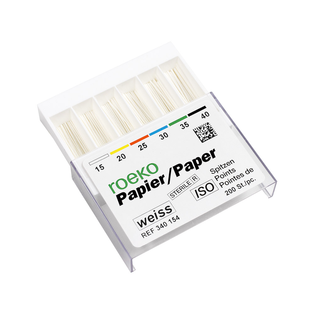 Witte papieren puntjes, maat 15-40, 200 stuks