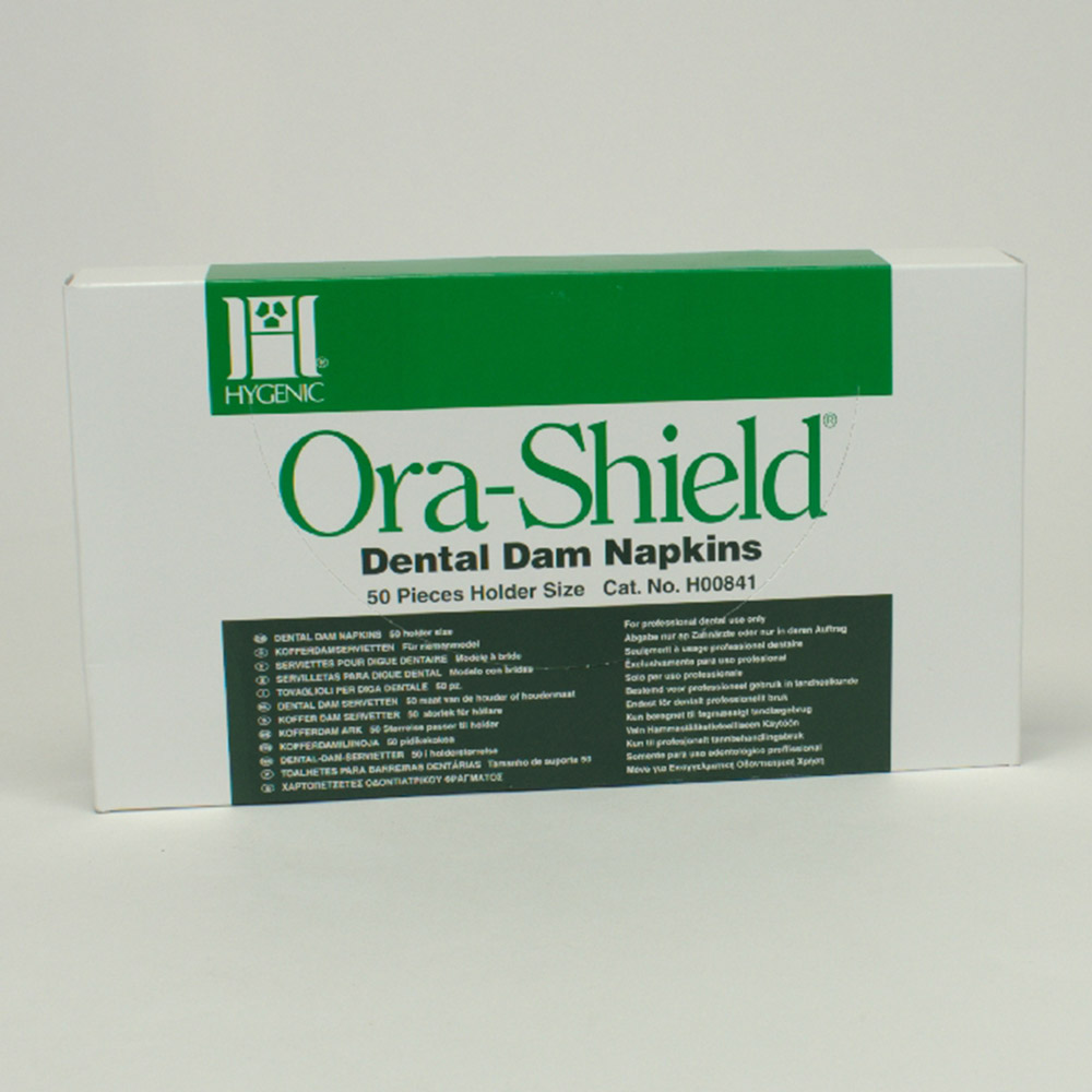 Ora-Shield Kofferdam Serviette groot, 50 stuks
