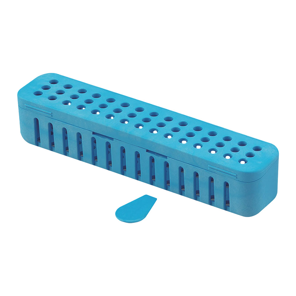 Steri-Container Compact neonblauw, stuk