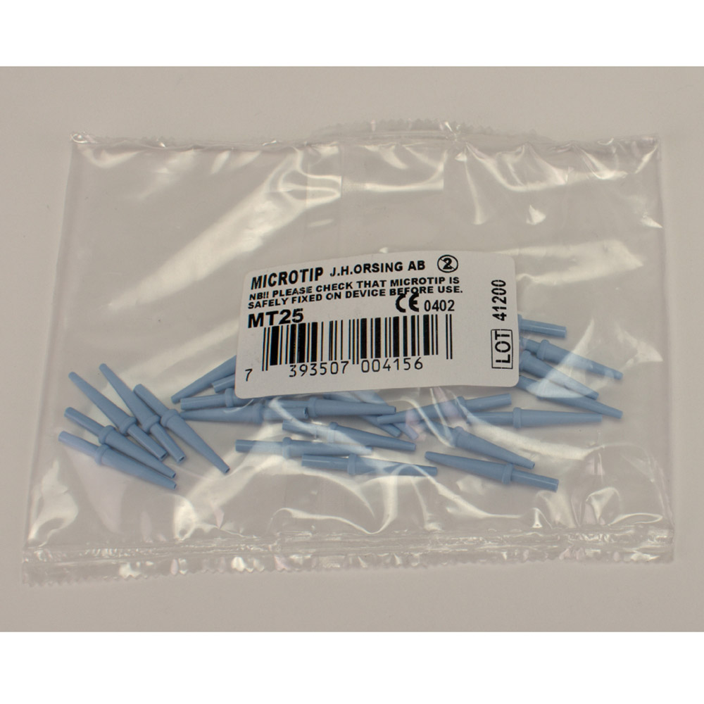 Hygosurge Microtip lichtblauw, 25 stuks