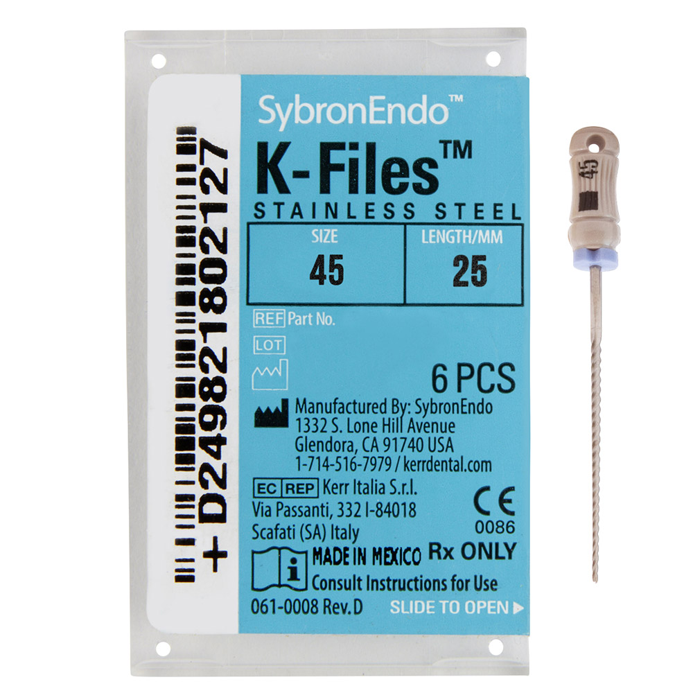 K-Vijlen 045 25 mm, 6 stuks