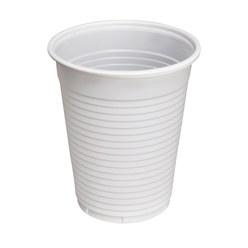 PLULINE MONDSPOELBEKER+ wit, 3000 st.