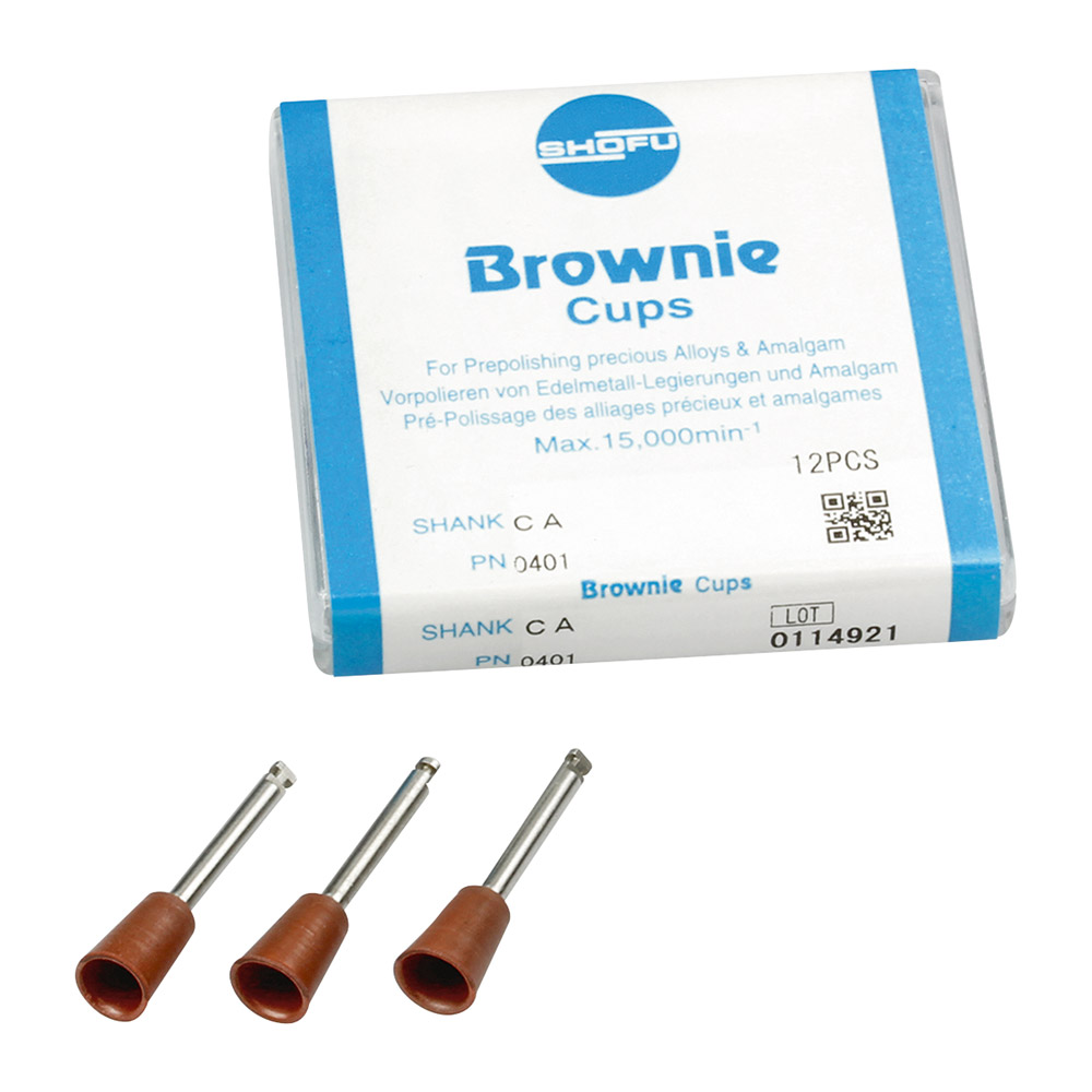 Brownie polijstkop Wst kelk 065, 12 stuks