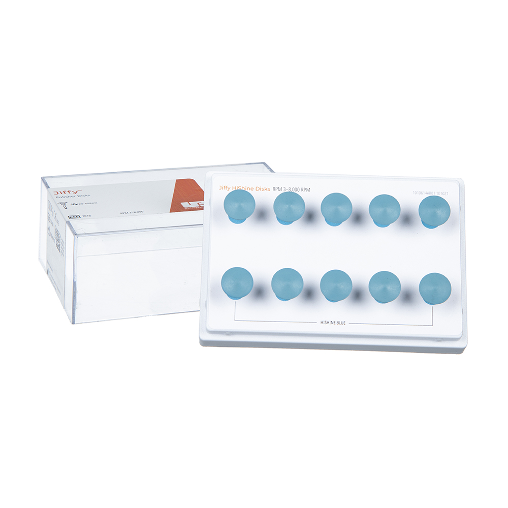 Jiffy HiShine blauwe schijf, 10 stuks