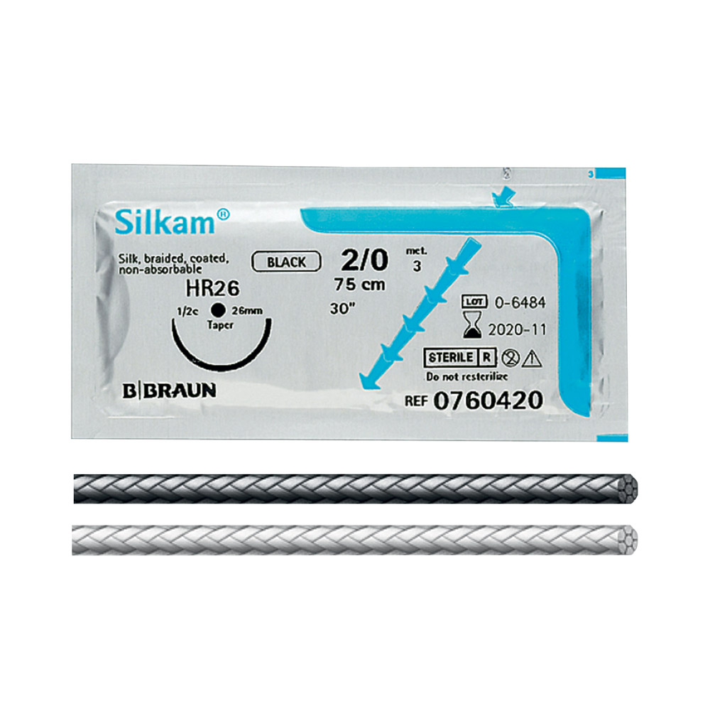Silkam black HS-21 3/0 36st