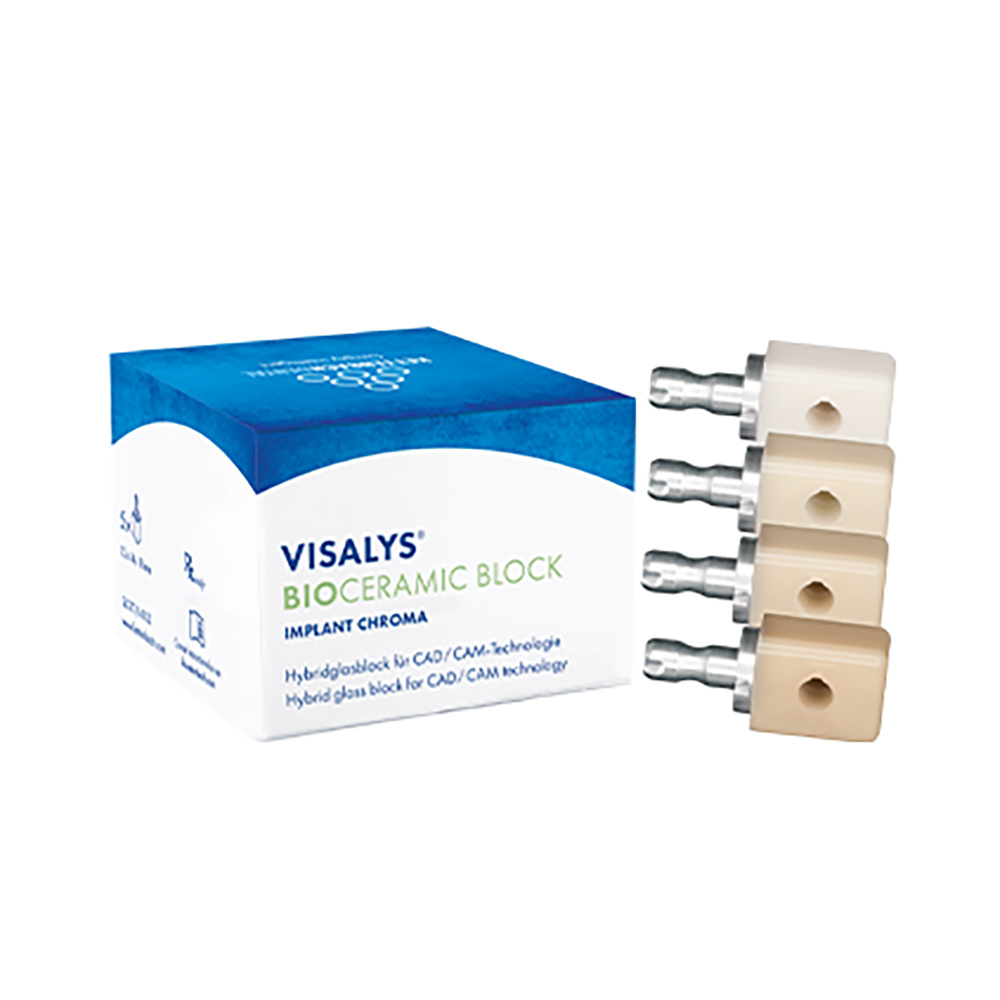 Visalys BioCeramic Block Implantaat Gr. L Chroma A3, 5 stuks