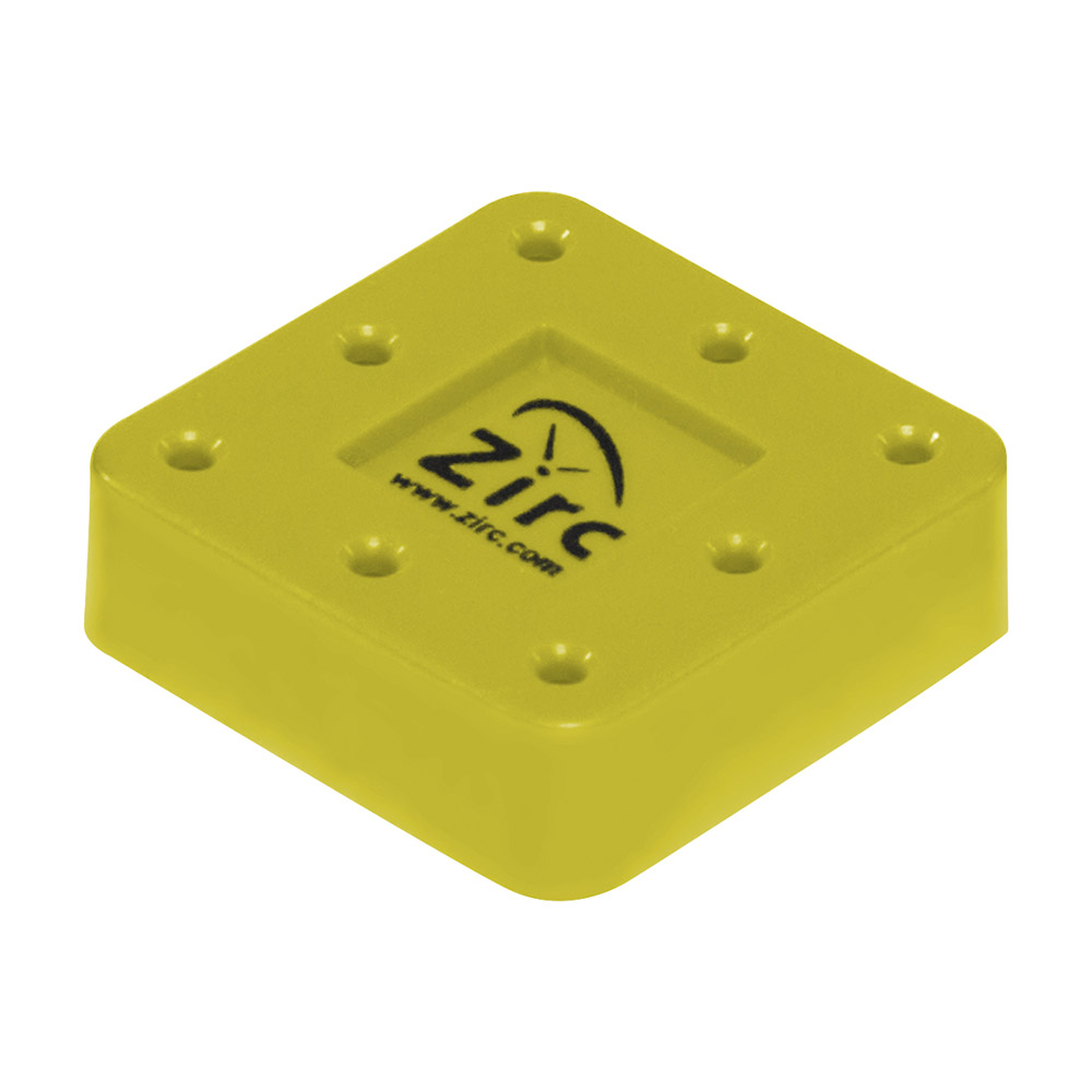 Bur Block 8-gaats magnetisch neongeel, stuk