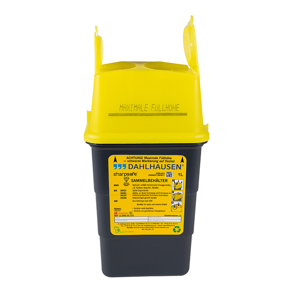 Sharpsafe 1 L afvalcontainer, stuk