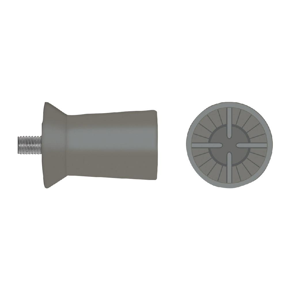 Prophy-Cup Screw-Type 9002 dunkelgrau, 120 stuks