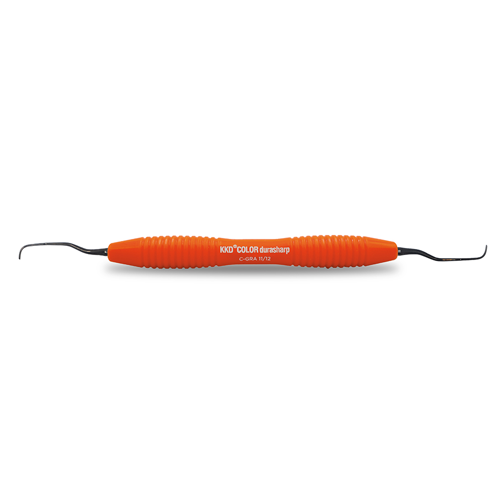 KKD COLOR durasharp curette Gracey 11-12 oranje, stuk