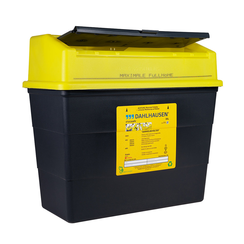 Sharpsafe afvalcontainer 30 liter, stuk