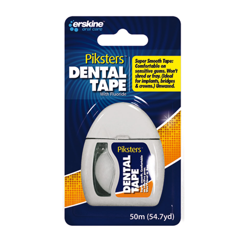 Tandzijde Piksters Dental Tape PTFE, 50 m dispenser