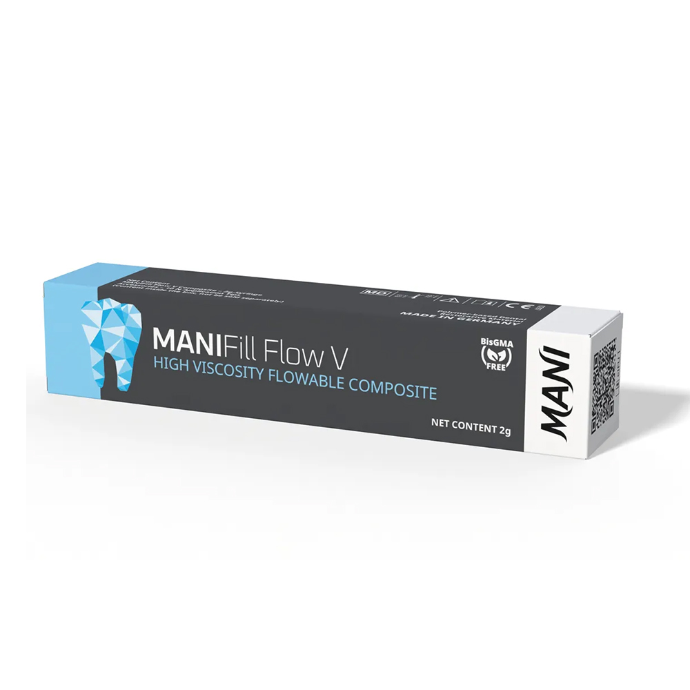 ManiFill Flow-V Clear, 2 g spuit + 10 tips