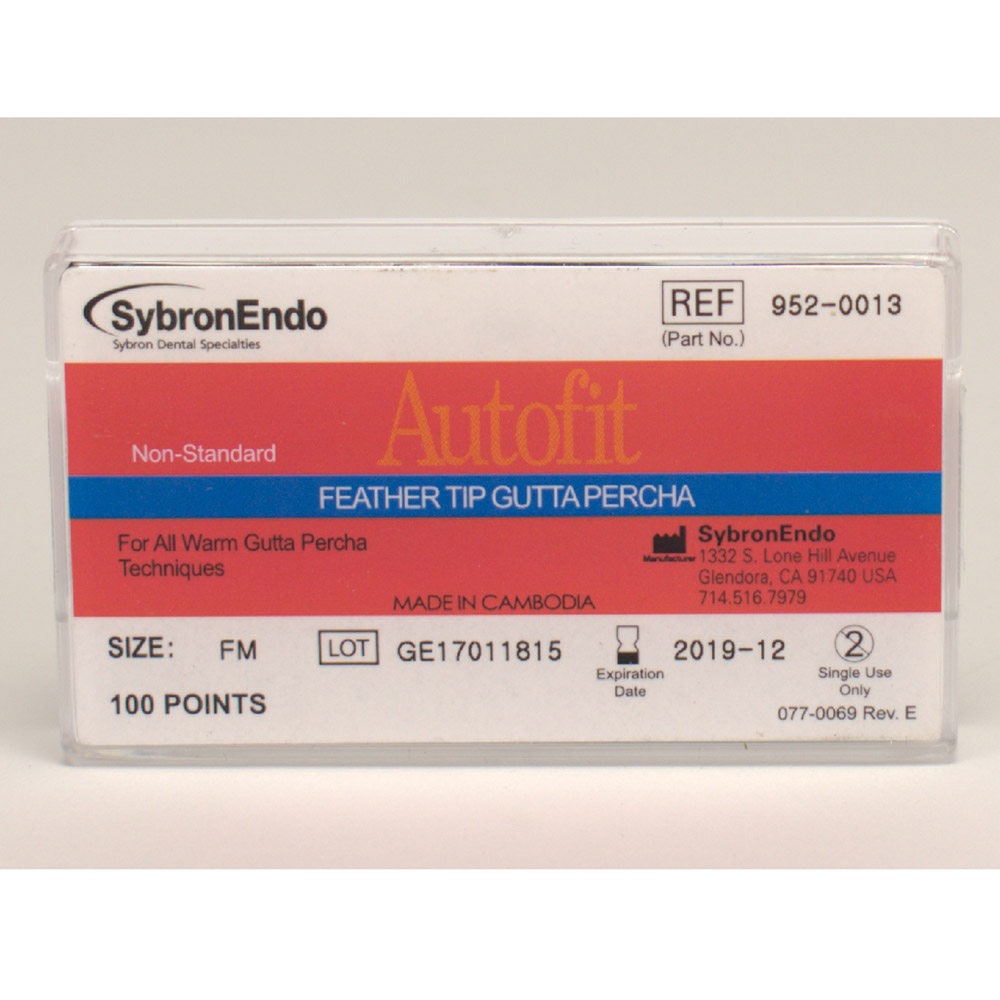 Guttaperchaspitsen Autofit Ft FM, 100 stuks