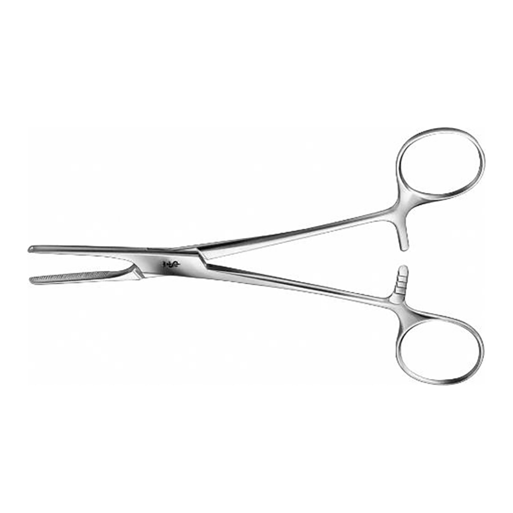 Slangeklem geribbelde bek 165mm St