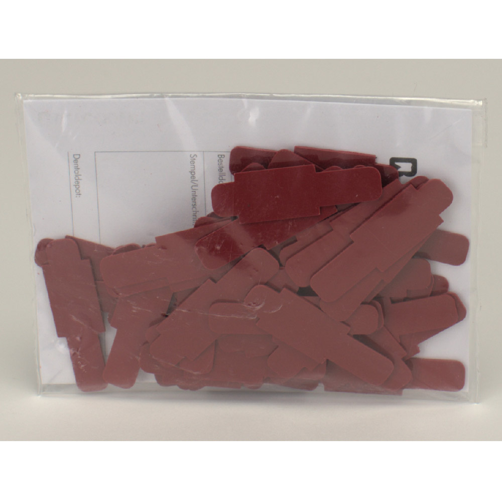 Signaalklem rood, 100 stuks