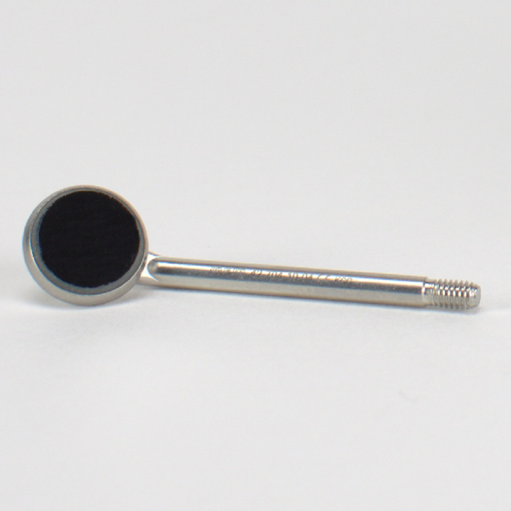 Mondspiegel Rhodium Gr.00 plan 10 mm, stuk