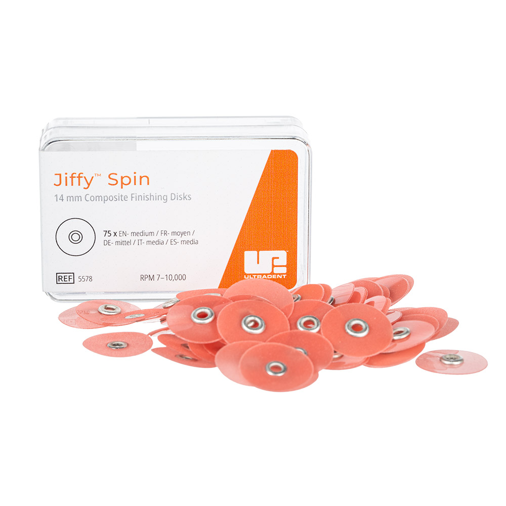 Jiffy Spin Disk 14 mm midden rood, 75 stuks