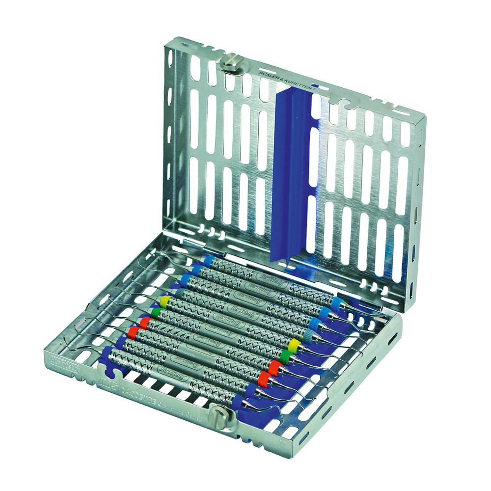 IMS Kassette Signature 1/2 DIN 10 instrumenten blauw, stuk