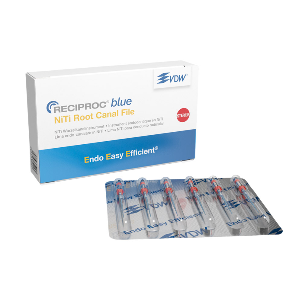 Reciproc blue Files R25 21 mm, 6 stuk
