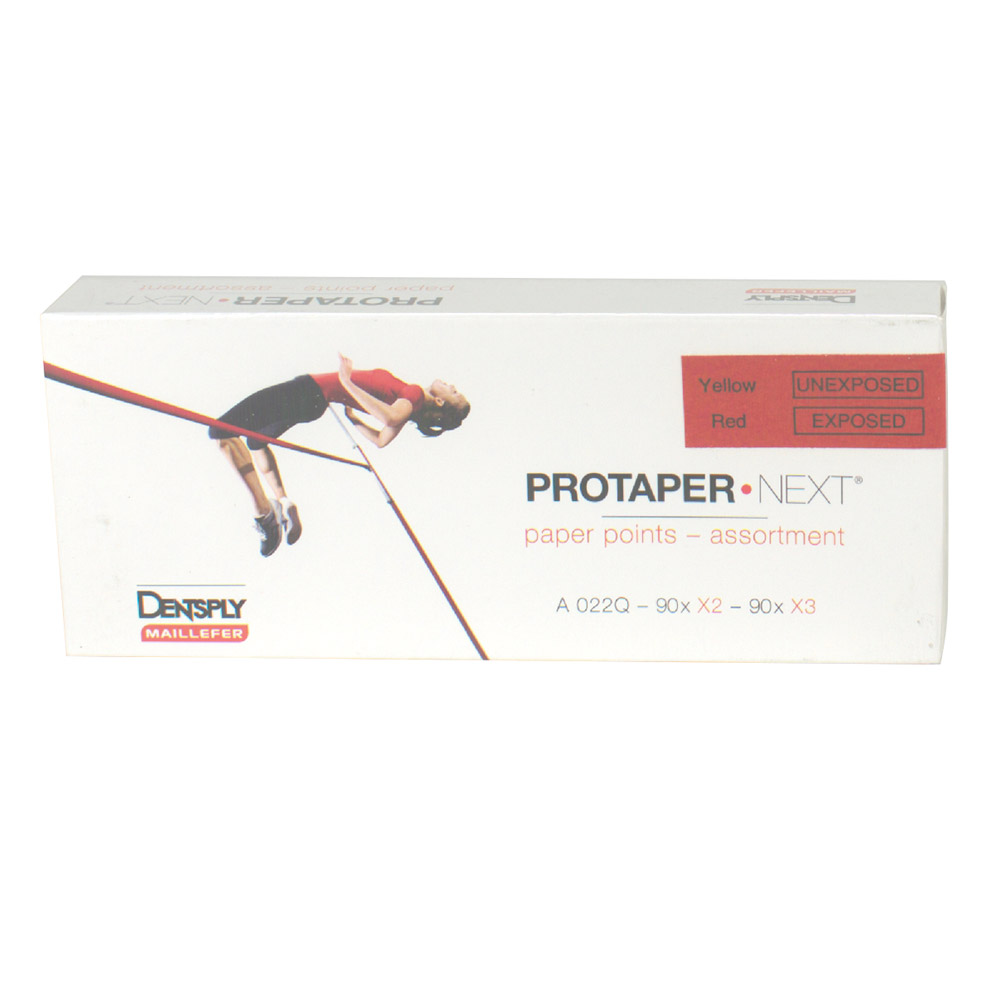 PROTAPER NEXT papierspuntjes X2-X3, 2 x 90 stuks verpakking
