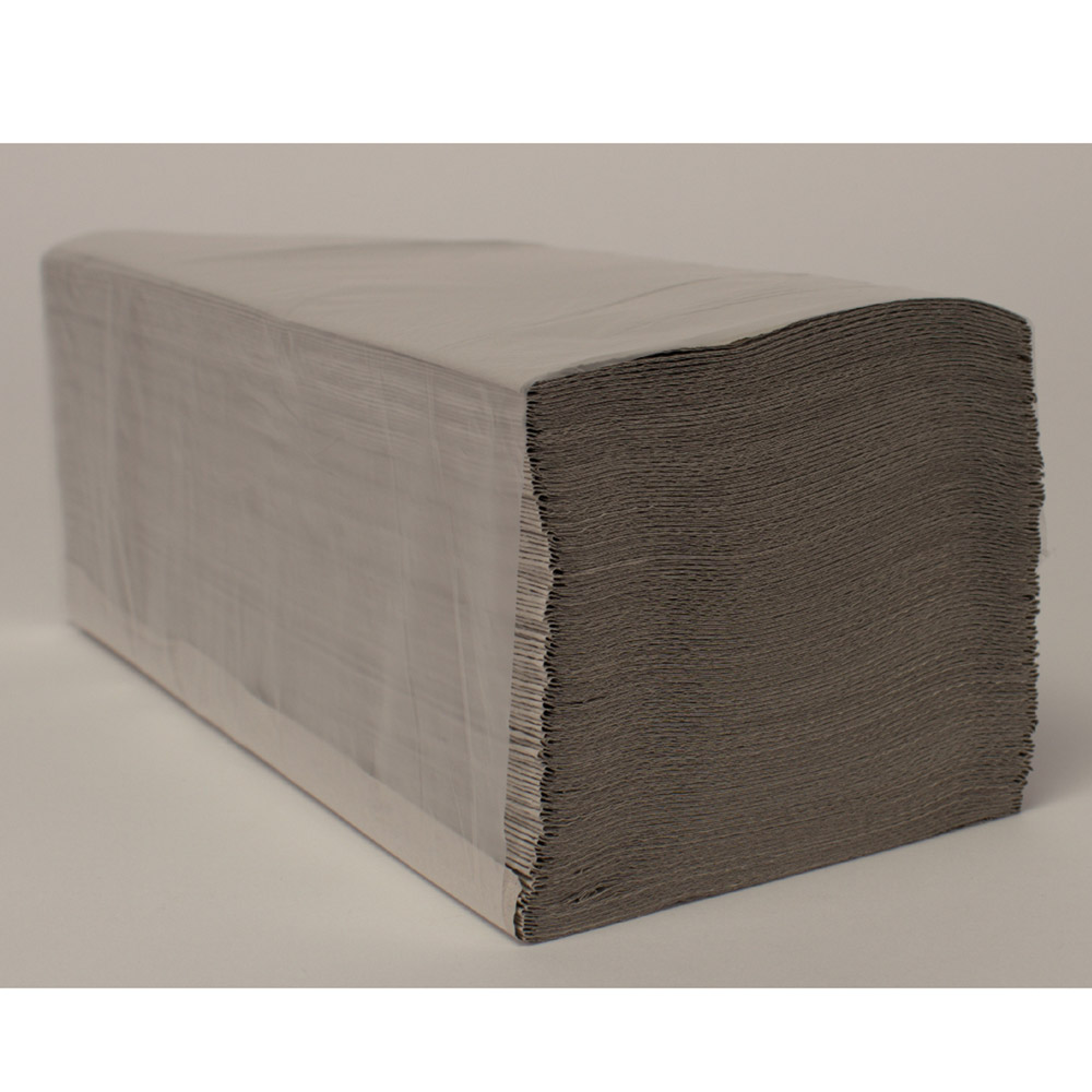 Handdoek natuur ZZ 1-laags 25 x 23 cm, 5000 stuks