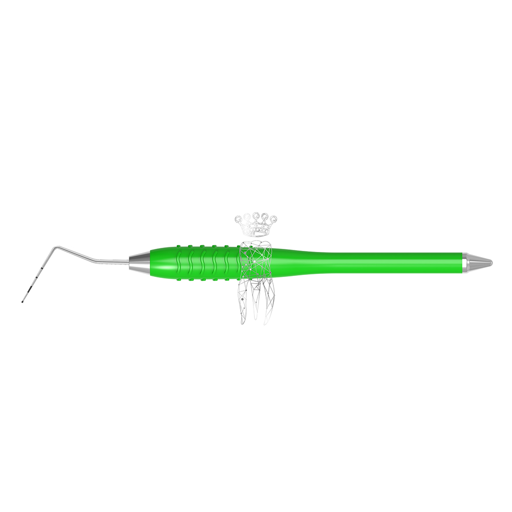Parodontalsonde WHO 3.5-5.5-8.5-11.5 LiquidSteel groen. P.st