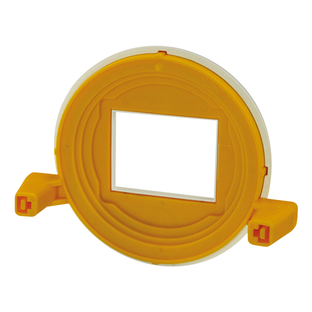 Visierring kleur 3 x 4 achterste horizontaal, stuk