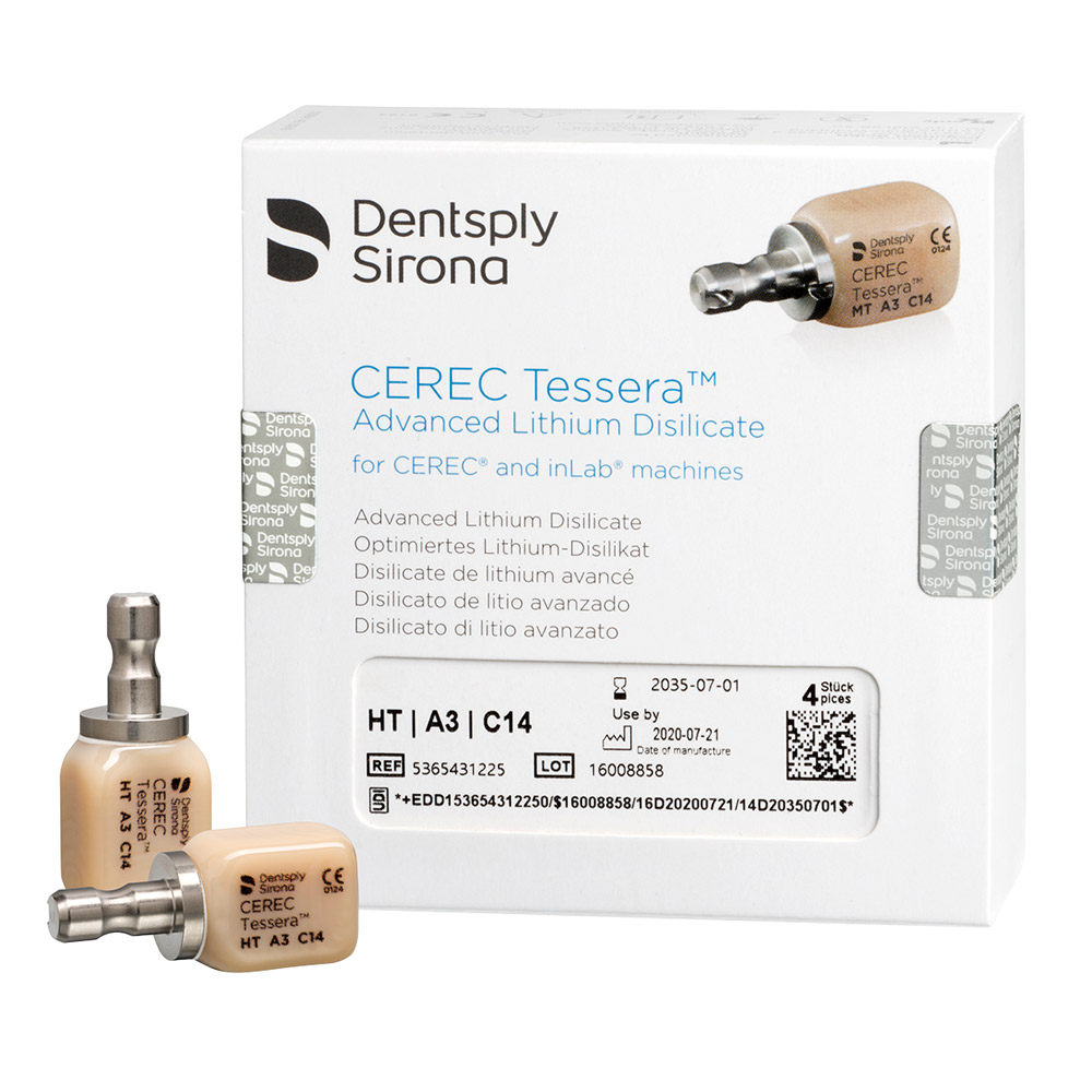 CEREC Tessera C14 HT A2, 4 stuks