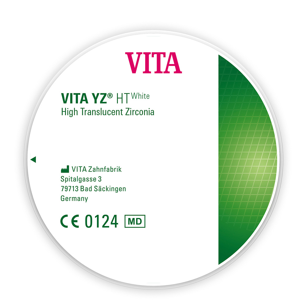 YZ HT White Disc 98,4 x 25 mm, stuk