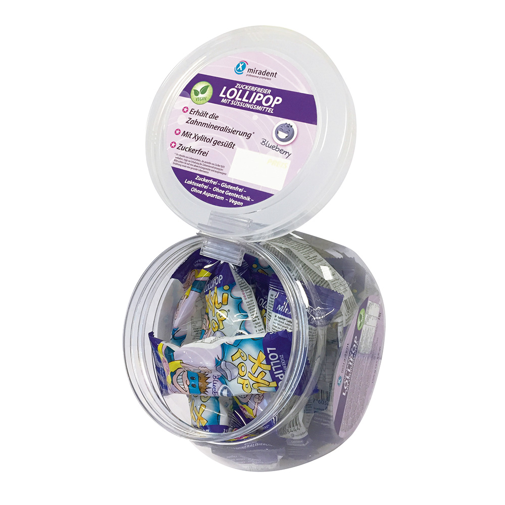 miradent XyliPOP Lolli Blaubeere 25x6g