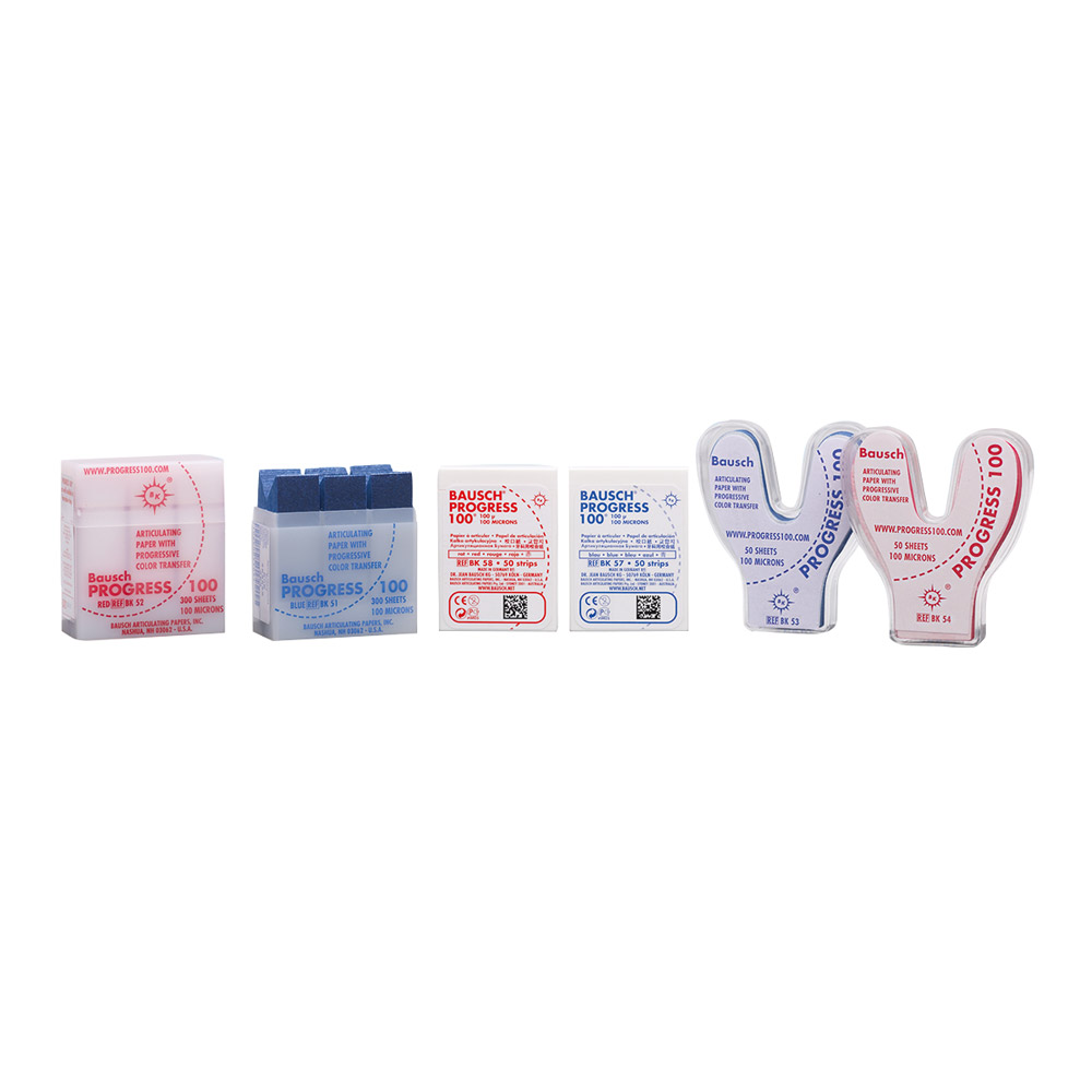 Progress 100 µ blauw BK 51, 300 strip dispenser