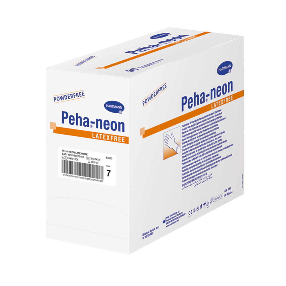Peha Neon Pdrvr Steriel 6,5 50Paar