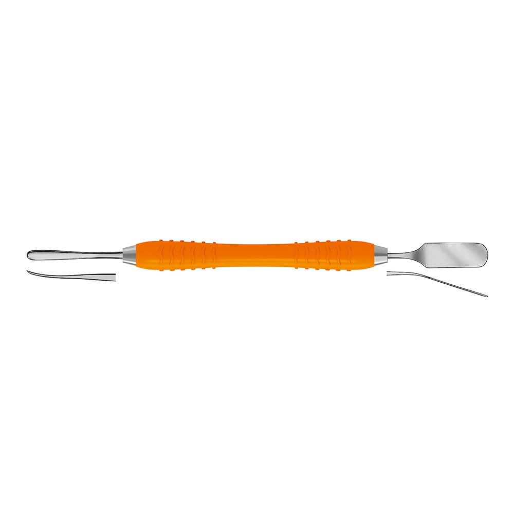 Prichard Raspatorium 1867PR/3 5,0/11,0 Siliconen greep orange. P.st