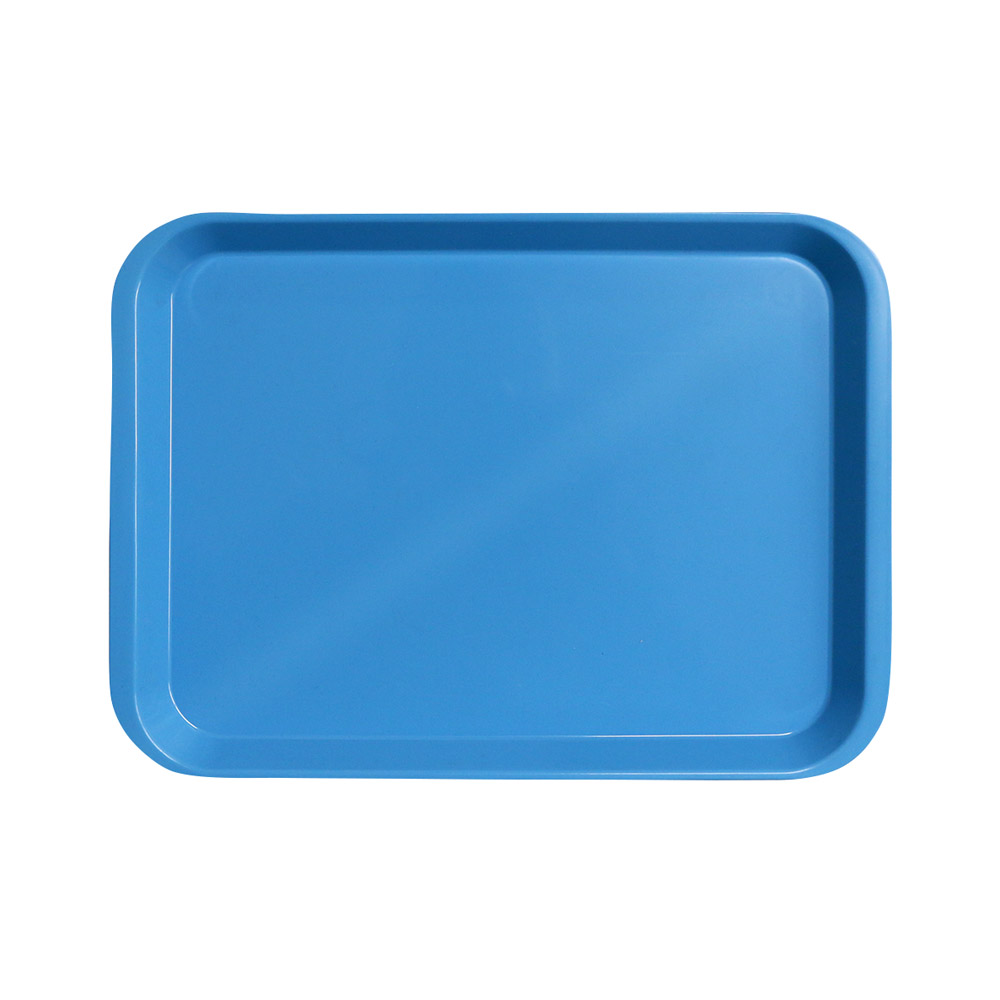 Behandeltray zonder indeling neonblauw, stuk