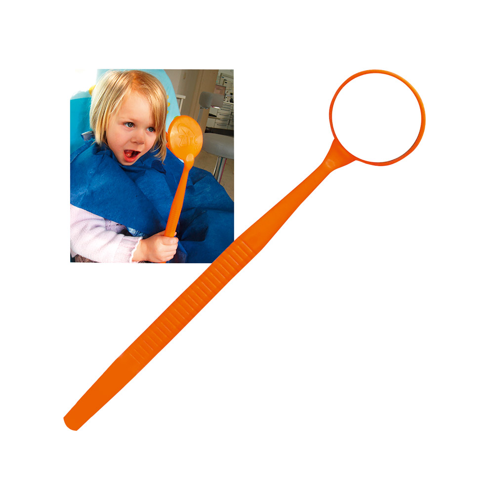 Mondspiegel Mega Mirror ø 6,35 cm neonoranje, stuk