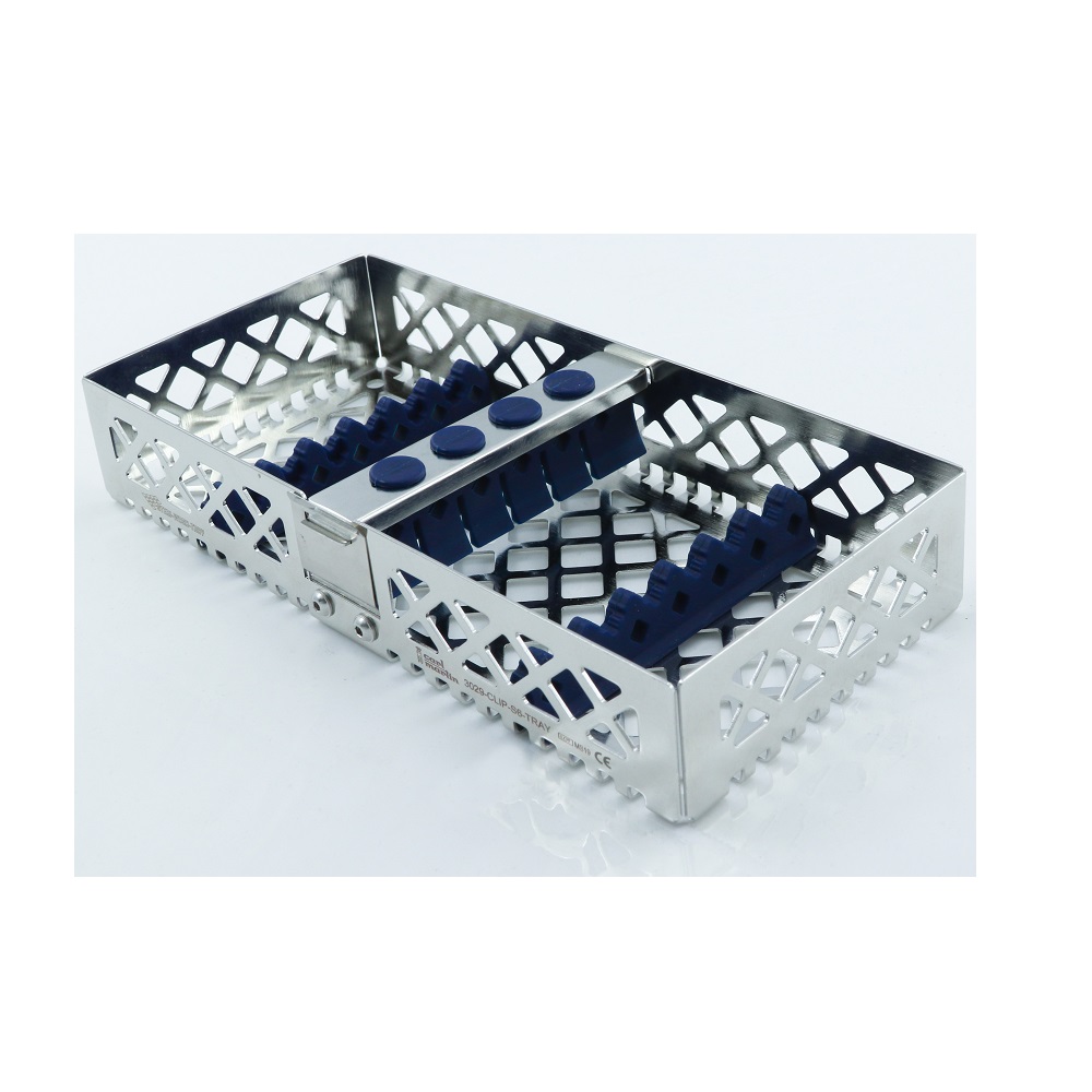 Steri-Wash-Tray Clip S6 voor 6 instrumenten 190x90x34 mm blauw, stuk